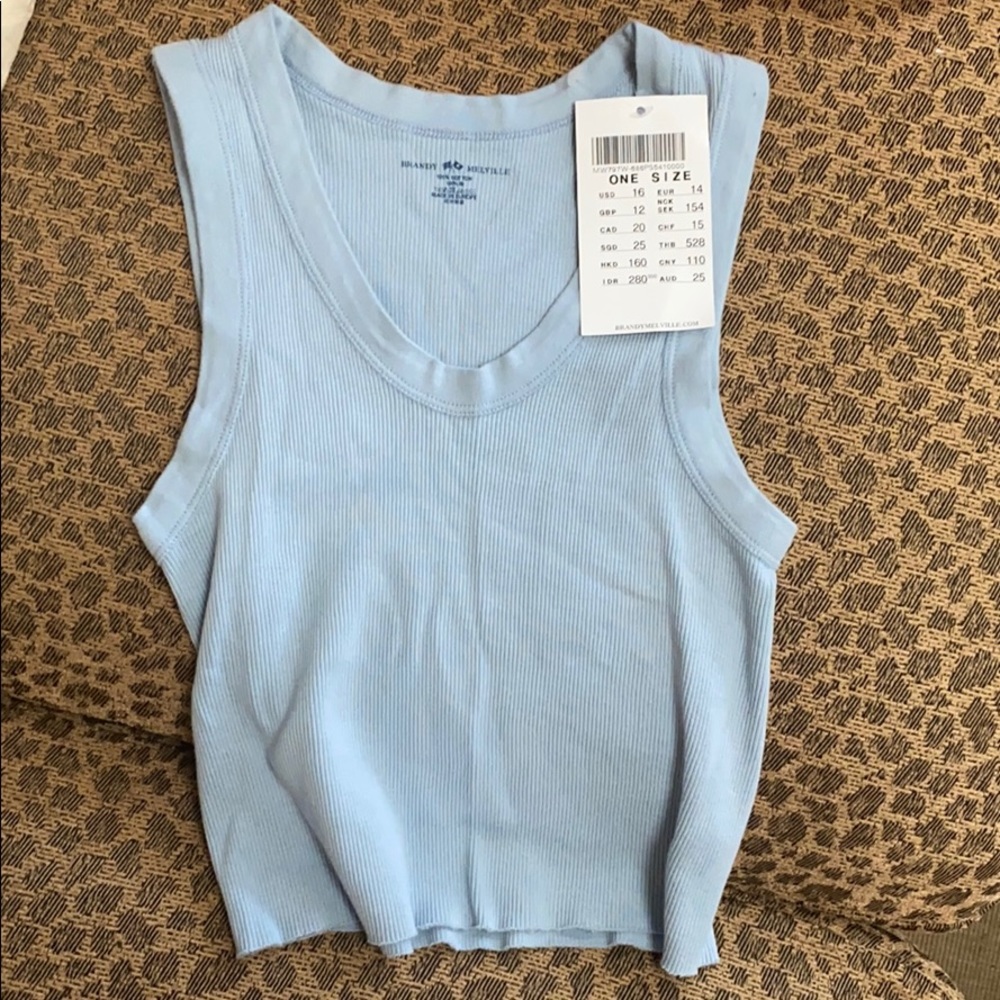 Brandy Melville light blue Connor tank
